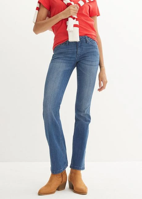 Jean Extensible Confort-stretch, Bootcut 2 Jean Extensible Confort-stretch, Bootcut - Afbeelding 2