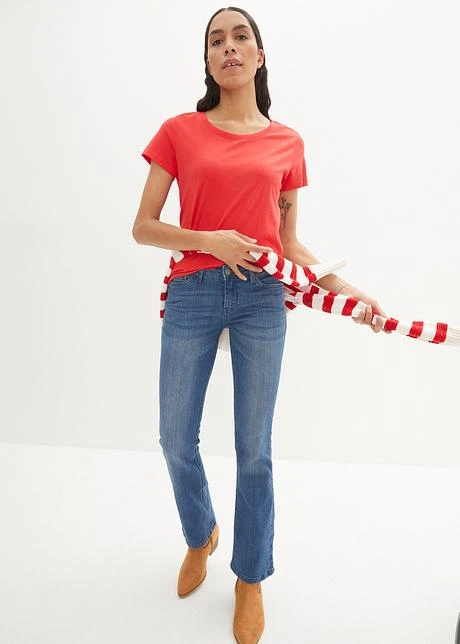 Jean Extensible Confort-stretch, Bootcut 4 Jean Extensible Confort-stretch, Bootcut - Afbeelding 4