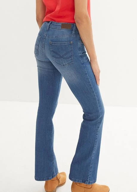 Jean Extensible Confort-stretch, Bootcut 3 Jean Extensible Confort-stretch, Bootcut - Afbeelding 3
