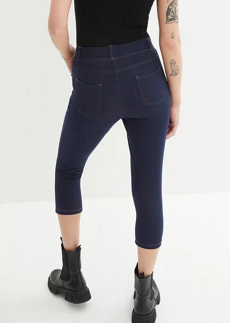 Legging Corsaire Imitation Jean 3 Legging Corsaire Imitation Jean - Afbeelding 3