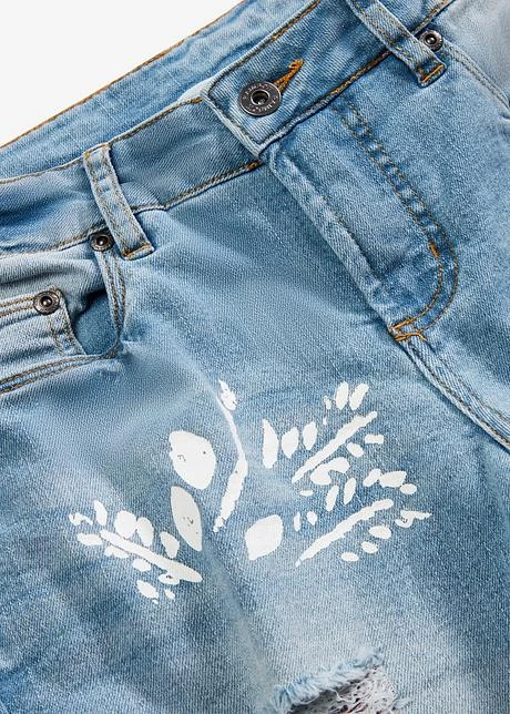 Rainbow Jean Straight Avec Effets Destroy 7 Rainbow Jean Straight Avec Effets Destroy - Afbeelding 7