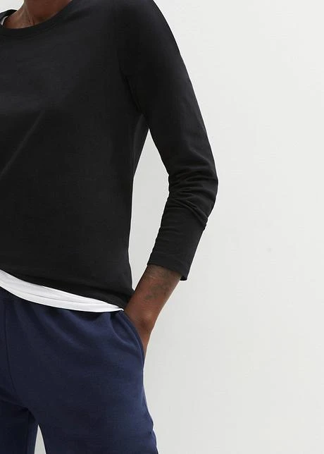 PREMIUM T-shirt Manches Longues Avec Col Rond Sans Couture Essential 6 PREMIUM T-shirt Manches Longues Avec Col Rond Sans Couture Essential - Afbeelding 6