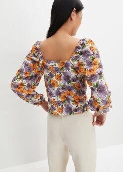 Rainbow T-shirt Manches Longues Imprimé Avec Fronces -Libre Mode Winkel 23223588 tOMcsiz6