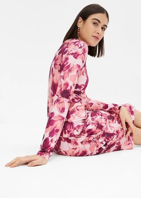 Robe En Jersey à Fronces Sur Le Côté 6 Robe En Jersey à Fronces Sur Le Côté - Afbeelding 6