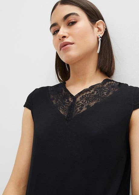 T-shirt Avec Dentelle 5 T-shirt Avec Dentelle - Afbeelding 5