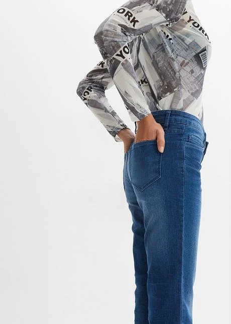 Rainbow Jean Flare Avec Base Effilochée 6 Rainbow Jean Flare Avec Base Effilochée - Afbeelding 6