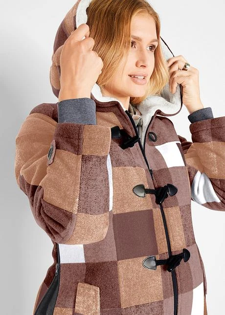 Veste De Grossesse Et De Portage En Laine Avec Doublure Peluche 6 Veste De Grossesse Et De Portage En Laine Avec Doublure Peluche - Afbeelding 6