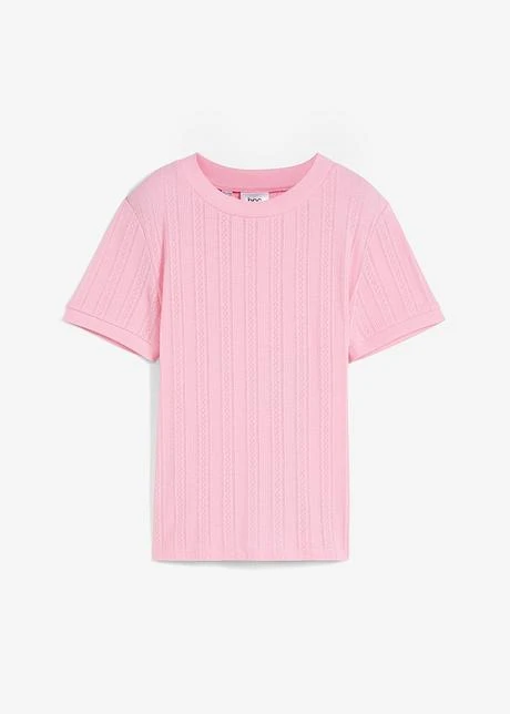 T-shirt En Maille Pointelle 1 T-shirt En Maille Pointelle