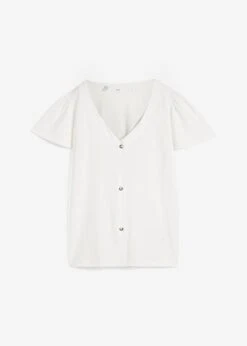 Chemisier En Jersey Avec Patte De Boutonnage