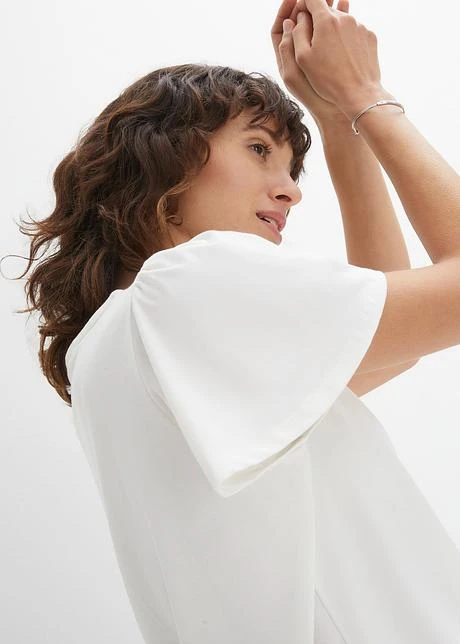 Chemisier En Jersey Avec Patte De Boutonnage 6 Chemisier En Jersey Avec Patte De Boutonnage - Afbeelding 6