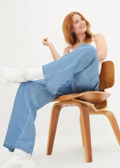 Jean Wide Leg, Taille Haute Et Confortable -Libre Mode Winkel 23230267 z74jJXgq