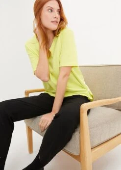 T-shirt à Boutons Sur Le Côté, Coton -Libre Mode Winkel 23230319 agV6jr4q