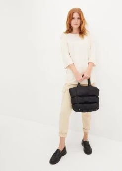 T-shirt En Viscose, Col Bateau, Manches 7/8 Et Longue Fente Sur Le Côté 11 T-shirt En Viscose, Col Bateau, Manches 7/8 Et Longue Fente Sur Le Côté -Libre Mode Winkel 23230338 M4nBPYWf