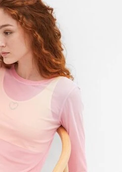 Rainbow T-shirt En Mesh à Effet Ombré -Libre Mode Winkel 23231579 fKrboIKn