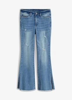 Rainbow Jean Flare Avec Détail Fente