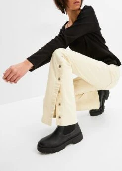 Rainbow Pantalon En Twill Avec Ceinture Et Jambes Boutonnées 12 Rainbow Pantalon En Twill Avec Ceinture Et Jambes Boutonnées -Libre Mode Winkel 23232281 Oc3HGFMi