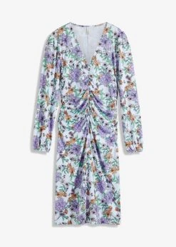 Robe En Jersey Avec Fronces