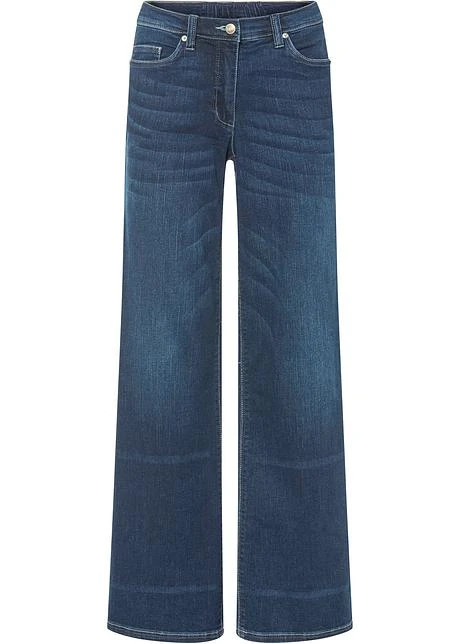 Jean Stretch Avec Taille Confortable Et Jambes Extra Larges 10 Jean Stretch Avec Taille Confortable Et Jambes Extra Larges - Afbeelding 10