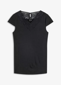 T-shirt Avec Dentelle