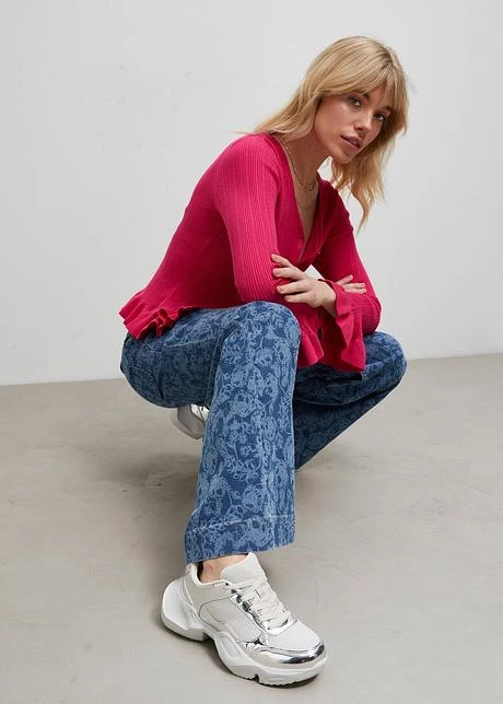 Rainbow Jean Wide Leg 5 Rainbow Jean Wide Leg - Afbeelding 5