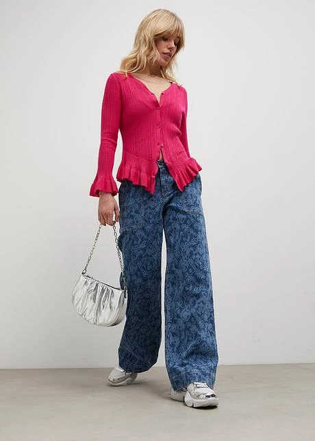 Rainbow Jean Wide Leg 4 Rainbow Jean Wide Leg - Afbeelding 4