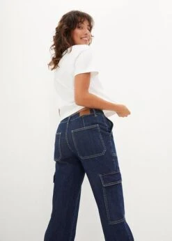 Jean Cargo Taille Moyenne, Cropped 11 Jean Cargo Taille Moyenne, Cropped -Libre Mode Winkel 24001887 2OSLkKnA