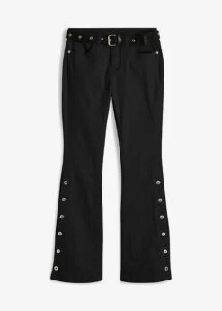 Rainbow Pantalon En Twill Avec Ceinture Et Jambes Boutonnées 13 Rainbow Pantalon En Twill Avec Ceinture Et Jambes Boutonnées -Libre Mode Winkel 24002259 3SC961uj