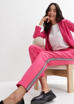 Pantalon à Taille Extensible Avec Bandes Décoratives -Libre Mode Winkel 24003256 kx7jzEBi