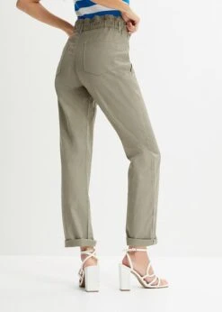 Pantalon En Twill Stretch à Taille élastiquée 9 Pantalon En Twill Stretch à Taille élastiquée -Libre Mode Winkel 24004294 FHewtRUI