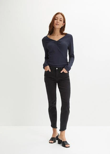 T-shirt Manches Longues à Dentelle 4 T-shirt Manches Longues à Dentelle - Afbeelding 4