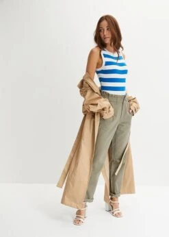 Pantalon En Twill Stretch à Taille élastiquée 10 Pantalon En Twill Stretch à Taille élastiquée -Libre Mode Winkel 24004547 rfnwZK7M