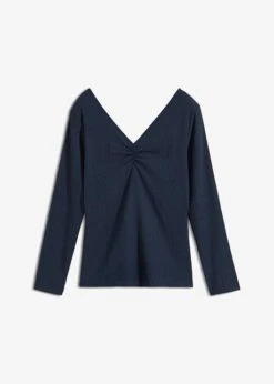 T-shirt Manches Longues à Dentelle