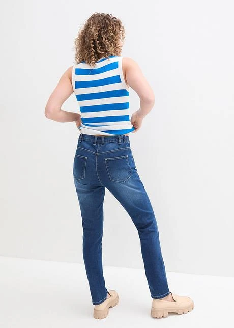 Jean Boyfriend, Taille Moyenne, Extensible 3 Jean Boyfriend, Taille Moyenne, Extensible - Afbeelding 3