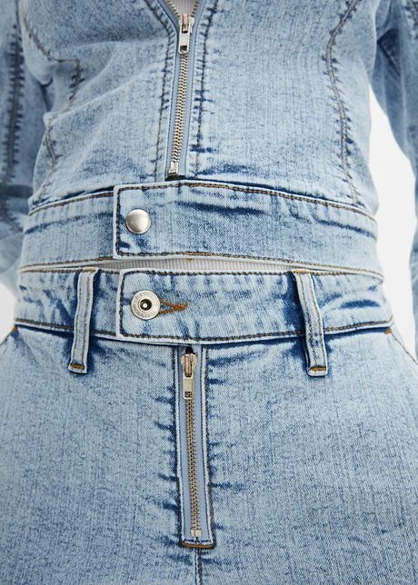 Rainbow Jean Droit Avec Surpiqures Fantaisie 6 Rainbow Jean Droit Avec Surpiqures Fantaisie - Afbeelding 6