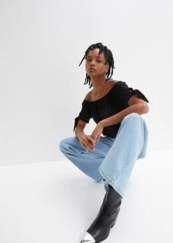 Rainbow T-shirt Carmen Avec Détail Nœud -Libre Mode Winkel 24009914 WYSQIIpV