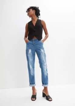 Rainbow Jean Boyfriend Destroyed Avec Polyester Recyclé 17 Rainbow Jean Boyfriend Destroyed Avec Polyester Recyclé -Libre Mode Winkel 24010053 fH6qGSLd