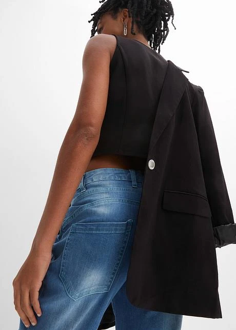 Rainbow Jean Boyfriend Destroyed Avec Polyester Recyclé 5 Rainbow Jean Boyfriend Destroyed Avec Polyester Recyclé - Afbeelding 5