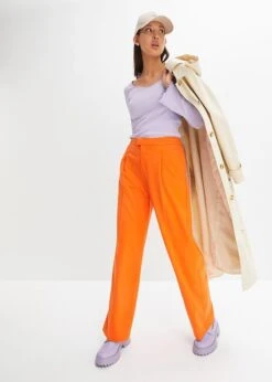 Rainbow T-shirt Côtelé à Manches Trompette -Libre Mode Winkel 24010793 vu6pF43t