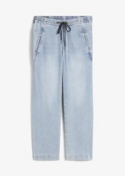 Jean Mid Waist Boyfriend, Cropped