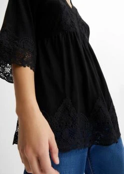 Tunique En Jersey Avec Dentelle -Libre Mode Winkel 24014634 vO46PeNg