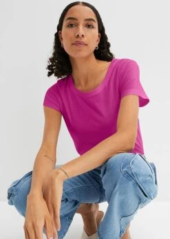 Lot De 5 Tee-shirts Col Rond, Manches Courtes -Libre Mode Winkel 24018023 Obcl0WCh