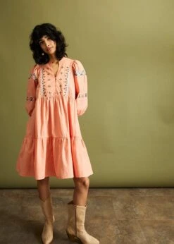 Rainbow Robe Courte à Broderies 10 Rainbow Robe Courte à Broderies -Libre Mode Winkel 24018148 XfHb6oT9