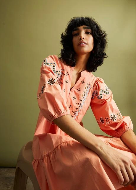 Rainbow Robe Courte à Broderies 6 Rainbow Robe Courte à Broderies - Afbeelding 6