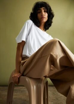 Rainbow Pantalon à Ouverture Asymétrique -Libre Mode Winkel 24018266 OWLXZVlg