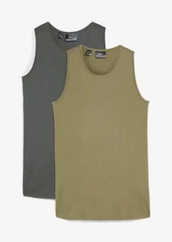 Lot De 2 Débardeurs Longs En Viscose