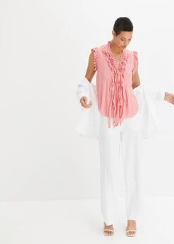 T-shirt à Volants -Libre Mode Winkel 24035407 HrjcOvT3