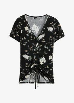 T-shirt Imprimé Avec Fronces